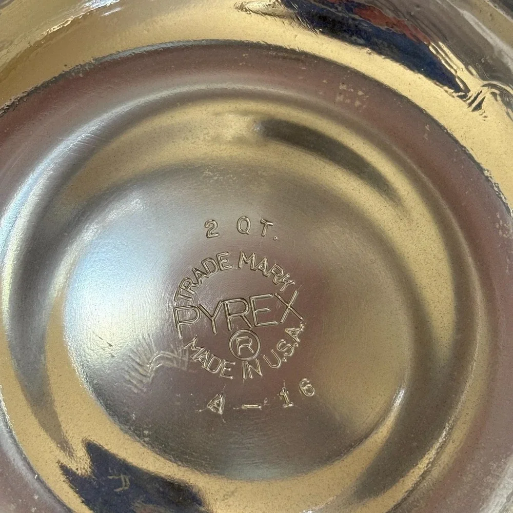 Vintage Keystoneware Pyrex Ice Bucket‎ Chrome Swing Handle Mid Century Barware